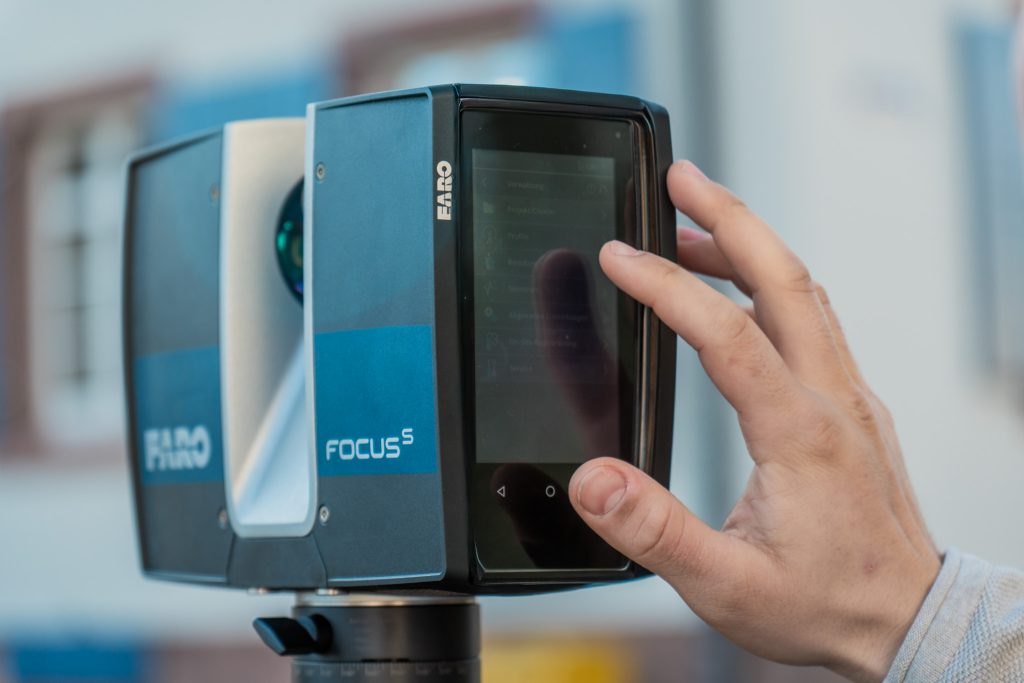 Laserscanner Anwendung
